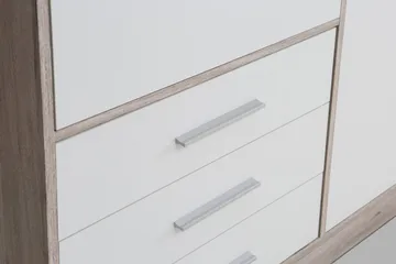Ashgate Garderobe 207 cm - Brun/Hvit - Oppbevaring - Garderober & garderobesystem