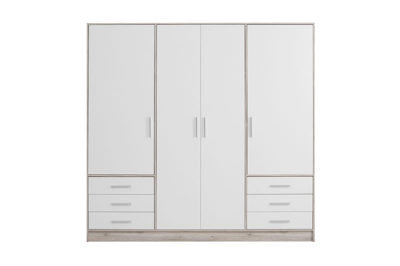 Ashgate Garderobe 207 cm, Brun/Hvit
