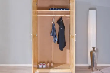 Bailey Garderobe 95 cm - Furu - Oppbevaring - Garderober & garderobesystem
