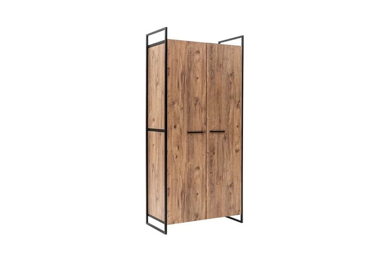 Batler Garderobe 52x104 3 Dører - Natur - Oppbevaring - Garderober & garderobesystem