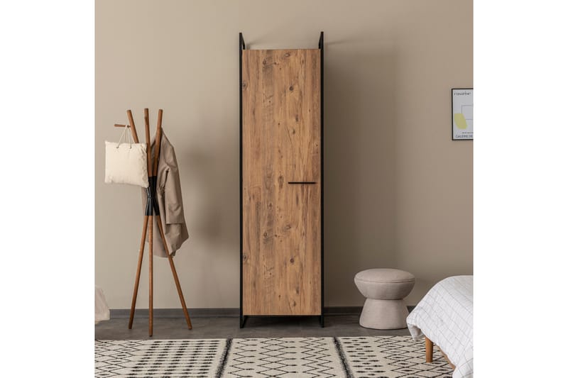 Batler Garderobe 52x104 3 Dører - Natur - Oppbevaring - Garderober & garderobesystem