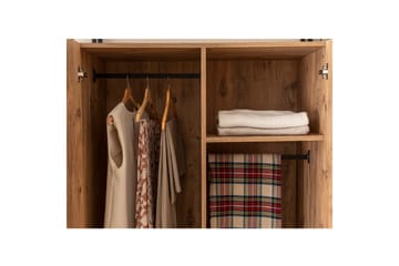 Batler Garderobe 52x104 3 Dører - Natur - Oppbevaring - Garderober & garderobesystem