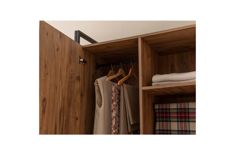 Batler Garderobe 52x104 3 Dører - Natur - Oppbevaring - Garderober & garderobesystem