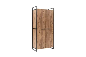 Batler Garderobe 52x104 4 dører - Natur - Oppbevaring - Garderober & garderobesystem