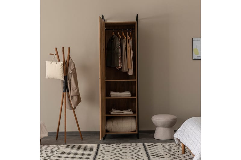 Batler Garderobe 52x104 5 Dører - Natur - Oppbevaring - Garderober & garderobesystem