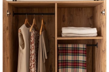 Batler Garderobe 52x104 5 Dører - Natur - Oppbevaring - Garderober & garderobesystem