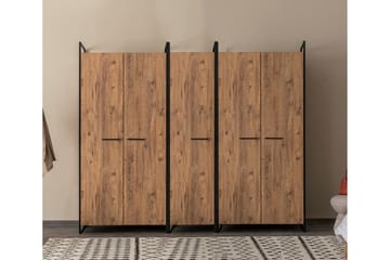 Batler Garderobe 52x104 5 Dører - Natur - Oppbevaring - Garderober & garderobesystem