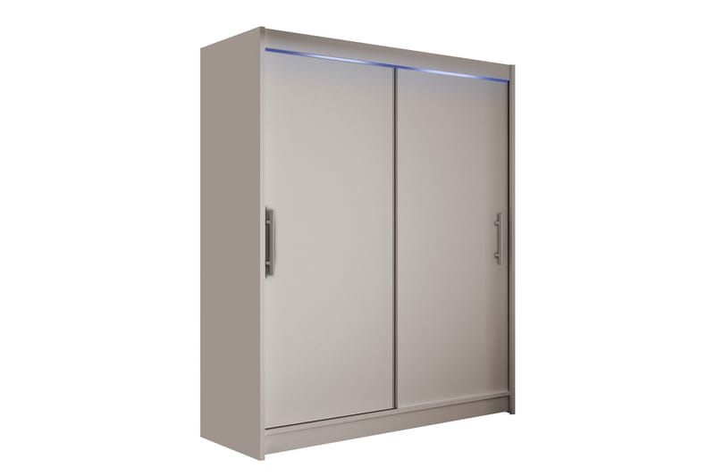 Bay Garderobe 150x200 cm - Grå - Oppbevaring - Garderober & garderobesystem