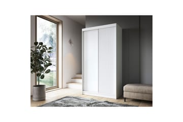 Biancco Garderobe 120x220 cm - Hvit - Oppbevaring - Garderober & garderobesystem