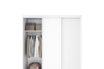 Biancco Garderobe 180x220 cm - Hvit - Oppbevaring - Garderober & garderobesystem