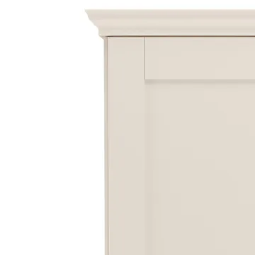 Binz garderobe 122x130 cm - Kasjmirkrem - Oppbevaring - Garderober & garderobesystem