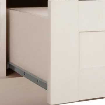 Binz garderobe 122x130 cm - Kasjmirkrem - Oppbevaring - Garderober & garderobesystem
