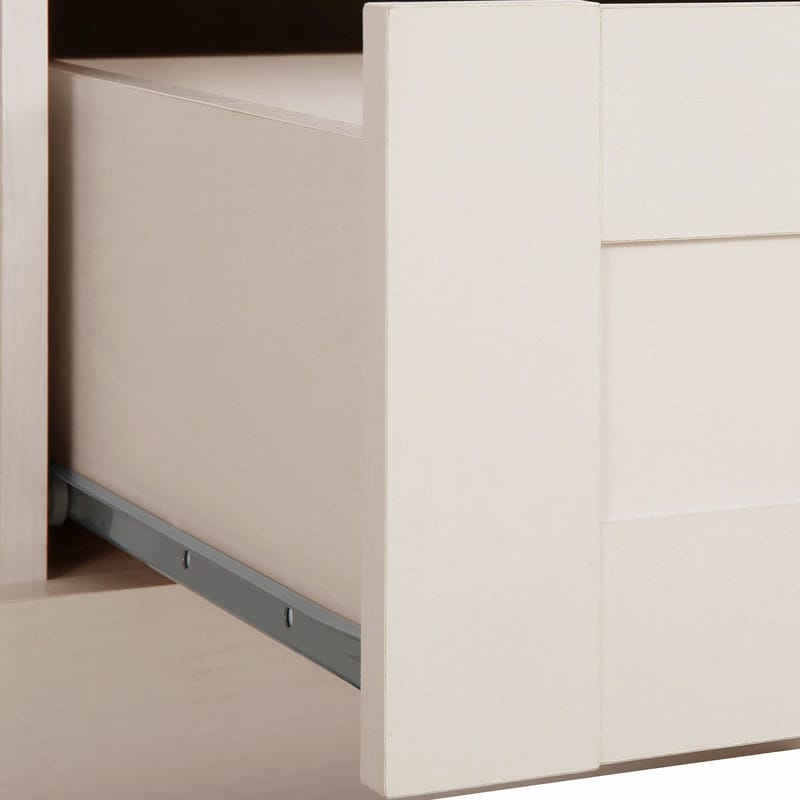 Binz garderobe 122x130 cm - Kasjmirkrem - Oppbevaring - Garderober & garderobesystem