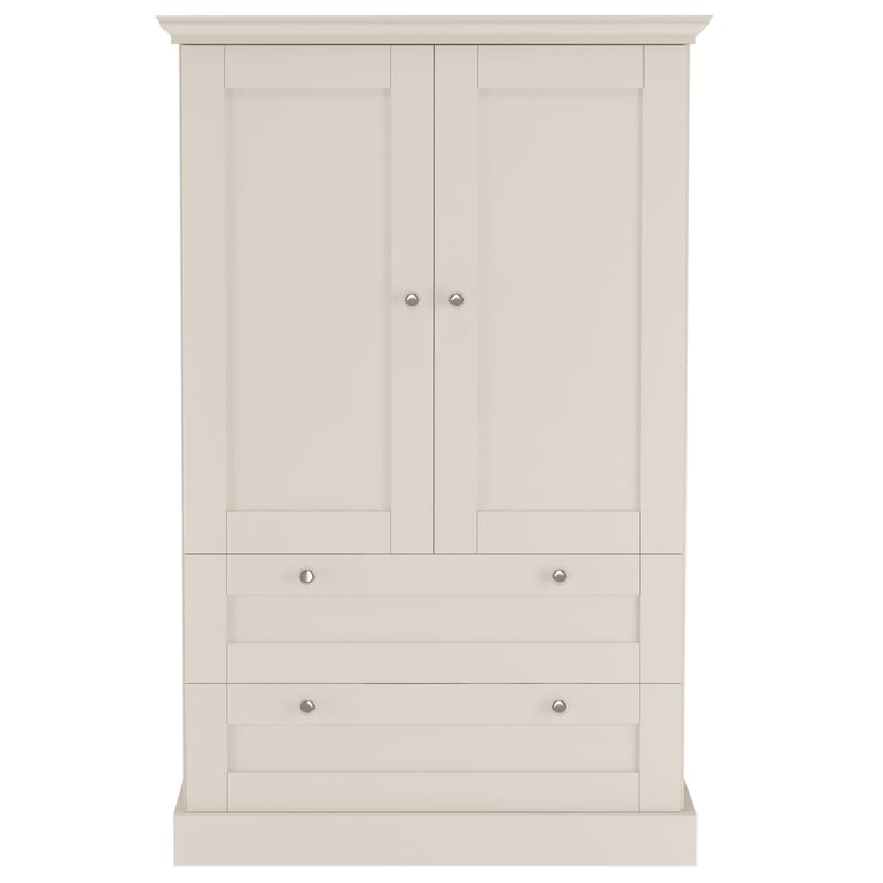 Binz garderobe 83x130 cm - Kasjmirkrem - Oppbevaring - Garderober & garderobesystem