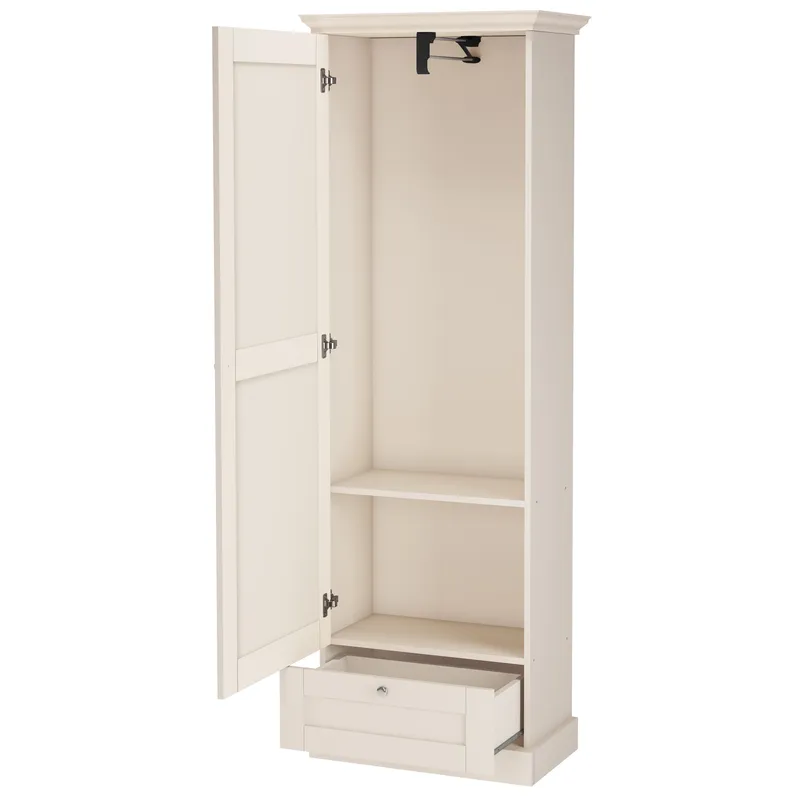 Binz hallskap 60x180 cm - Kasjmirkrem - Oppbevaring - Garderober & garderobesystem