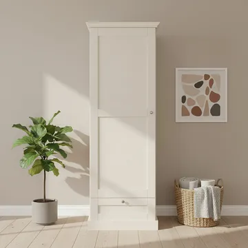 Binz hallskap 60x180 cm - Kasjmirkrem - Oppbevaring - Garderober & garderobesystem