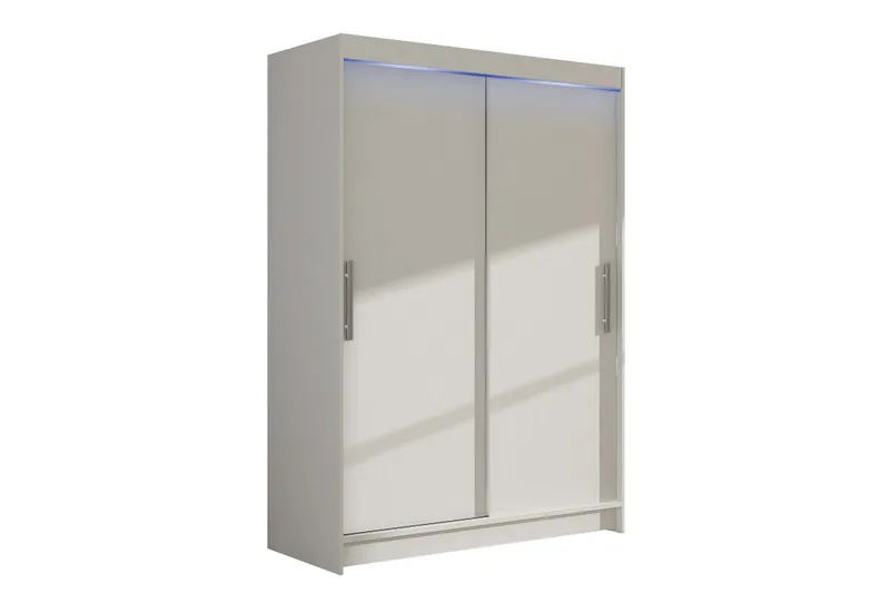 Biscayne Garderobeskap 120x200 cm - Hvit - Oppbevaring - Garderober & garderobesystem