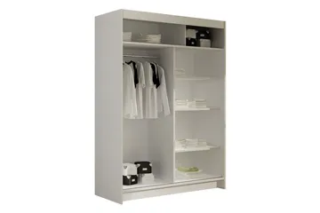 Biscayne Garderobeskap 120x200 cm - Svart - Oppbevaring - Garderober & garderobesystem
