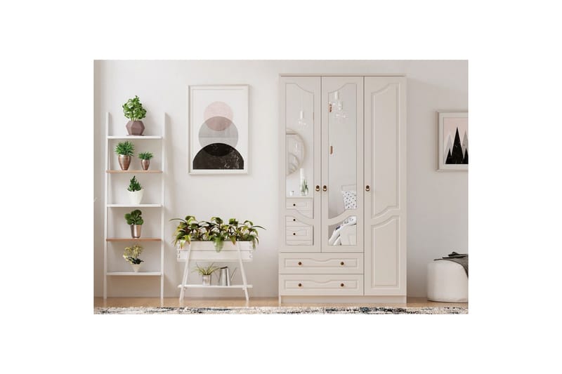 Brelin Garderobe 105x210 cm - Matt Hvit - Oppbevaring - Garderober & garderobesystem