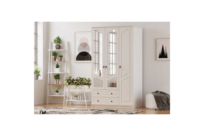 Brelin Garderobe 105x210 cm - Matt Hvit - Oppbevaring - Garderober & garderobesystem