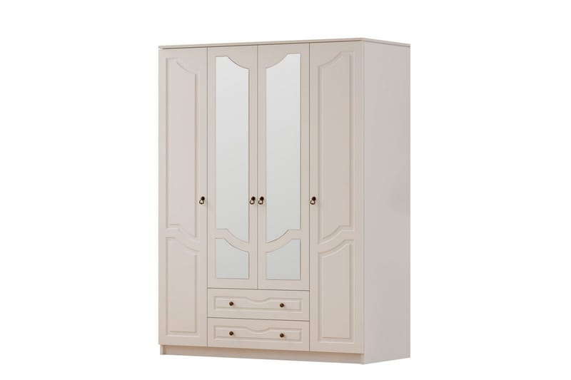 Brelin Garderobe 140x210 cm, Matt Hvit