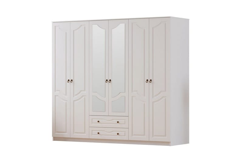 Brelin Garderobe 210x210 cm - Matt Hvit - Oppbevaring - Garderober & garderobesystem