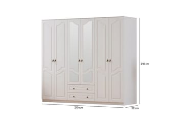 Brelin Garderobe 210x210 cm - Matt Hvit - Oppbevaring - Garderober & garderobesystem