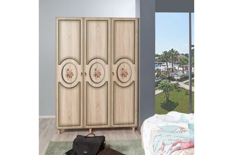 Brokind Garderobe 135 cm - Brun - Oppbevaring - Garderober & garderobesystem