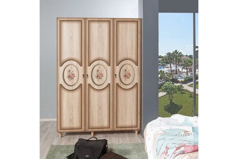 Brokind Garderobe 135 cm - Brun/Eik - Oppbevaring - Garderober & garderobesystem