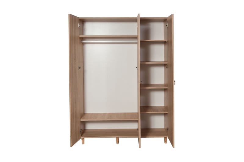 Brokind Garderobe 135 cm - Brun/Oransje - Oppbevaring - Garderober & garderobesystem
