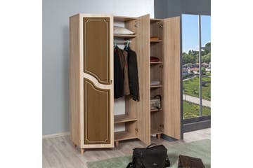 Brokind Garderobe 135 cm - Brun/Oransje - Oppbevaring - Garderober & garderobesystem