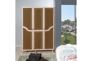 Brokind Garderobe 135 cm - Brun/Oransje - Oppbevaring - Garderober & garderobesystem