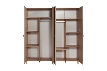 Brokind Garderobe 180 cm - Brun/Lilla - Oppbevaring - Garderober & garderobesystem