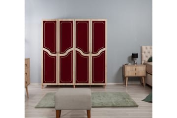 Brokind Garderobe 180 cm - Brun/Rød - Oppbevaring - Garderober & garderobesystem