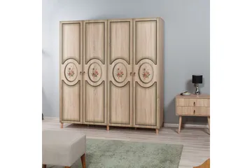 Brokind Garderobe 180 cm - Eik/Brun - Oppbevaring - Garderober & garderobesystem