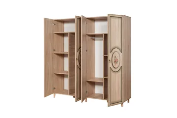 Brokind Garderobe 180 cm - Eik/Brun - Oppbevaring - Garderober & garderobesystem