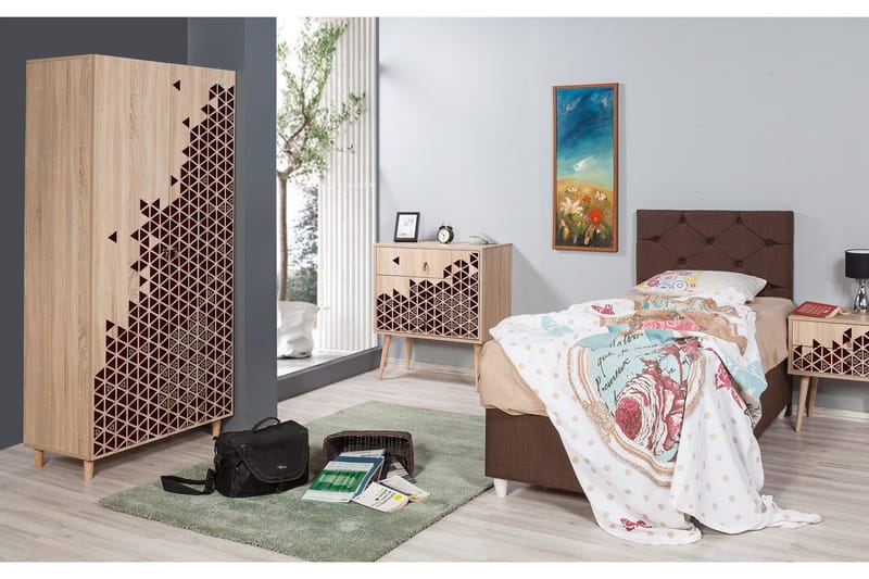 Brokind Garderobe 90 cm - Brun - Oppbevaring - Garderober & garderobesystem