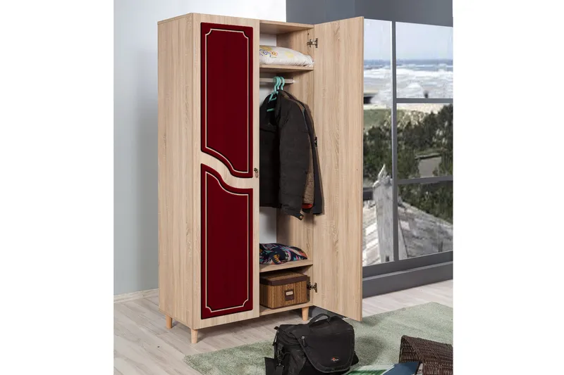 Brokind Garderobe 90 cm - Brun - Oppbevaring - Garderober & garderobesystem