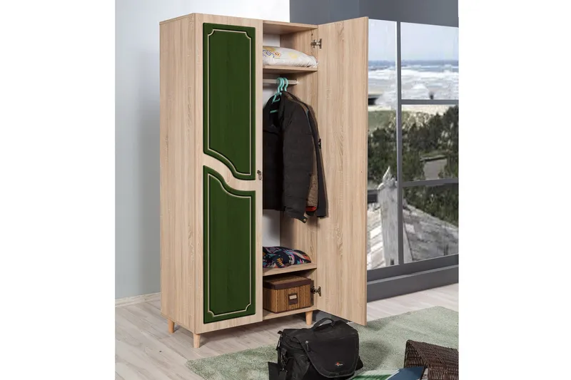 Brokind Garderobe 90 cm - Brun - Oppbevaring - Garderober & garderobesystem