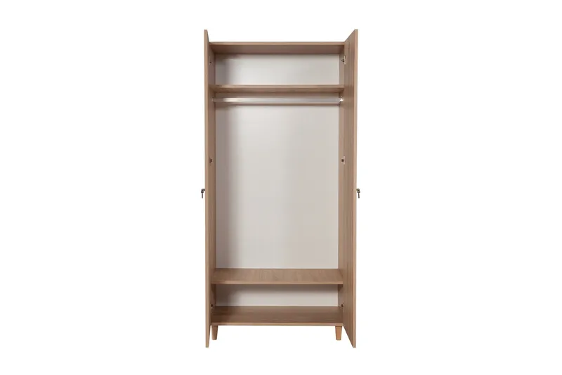 Brokind Garderobe 90 cm - Brun - Oppbevaring - Garderober & garderobesystem
