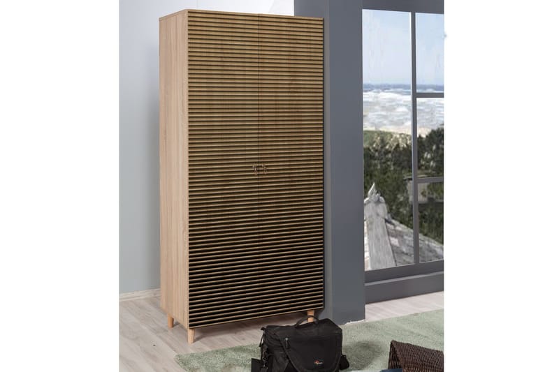 Brokind Garderobe 90 cm - Brun - Oppbevaring - Garderober & garderobesystem