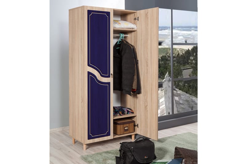 Brokind Garderobe 90 cm - Brun - Oppbevaring - Garderober & garderobesystem