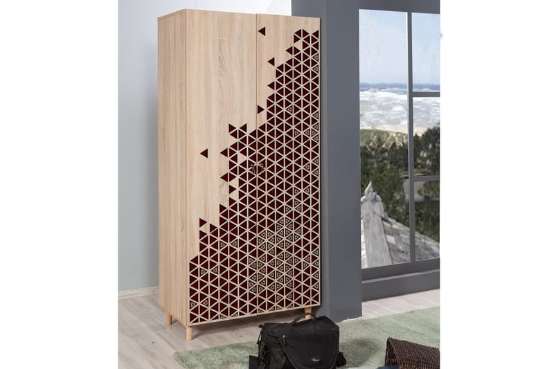 Brokind Garderobe 90 cm - Brun - Oppbevaring - Garderober & garderobesystem