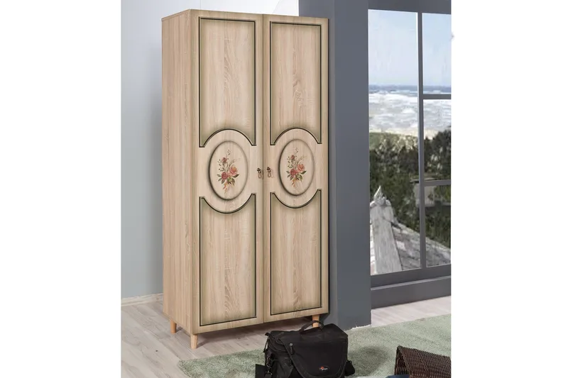 Brokind Garderobe 90 cm - Brun - Oppbevaring - Garderober & garderobesystem