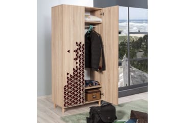 Brokind Garderobe 90 cm - Brun - Oppbevaring - Garderober & garderobesystem