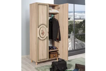 Brokind Garderobe 90 cm - Brun - Oppbevaring - Garderober & garderobesystem