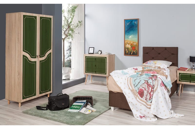 Brokind Garderobe 90 cm - Brun - Oppbevaring - Garderober & garderobesystem