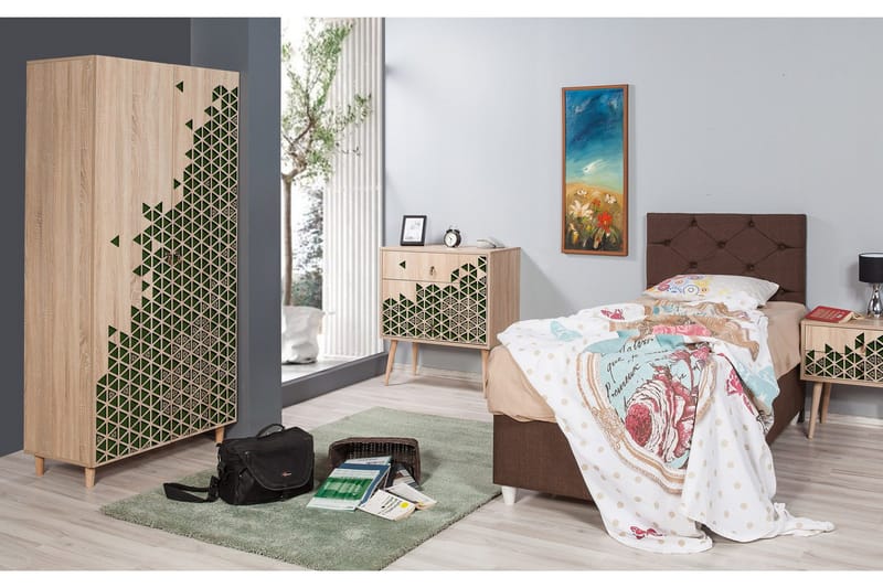 Brokind Garderobe 90 cm - Brun - Oppbevaring - Garderober & garderobesystem