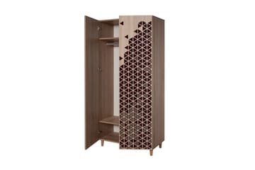 Brokind Garderobe 90 cm - Brun - Oppbevaring - Garderober & garderobesystem
