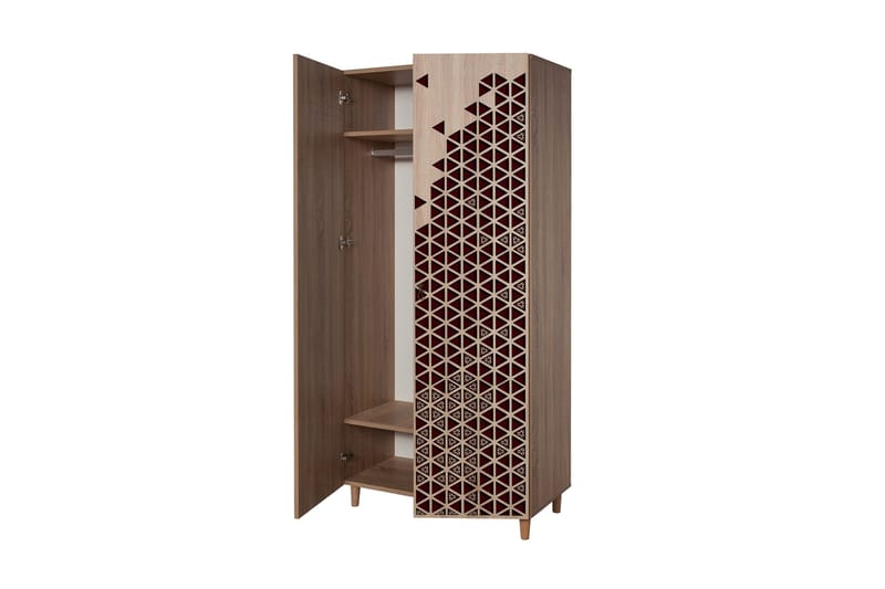Brokind Garderobe 90 cm - Brun - Oppbevaring - Garderober & garderobesystem